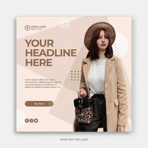 Premium PSD | Social media instagram post banner template with fashion sale concept instagram template fashion Social Media Fashion Posts, Instagram Sale Post, Fashion Social Media Post, Post Layout, Fashion Poster Design, Social Media Design Inspiration, Fashion Poster, Fashion Sale, Banner Template