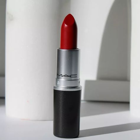 MAC's Russian Red Matte Lipstick Is a Rich, Versatile Classic Red Mac Lipstick, Russian Red Mac Lipstick, Red Matte Lipstick, Facial Hair Removal For Women, Mac Russian Red, Ruby Woo Lipstick, Classic Red Lipstick, Red Lipstick Shades, Best Red Lipstick