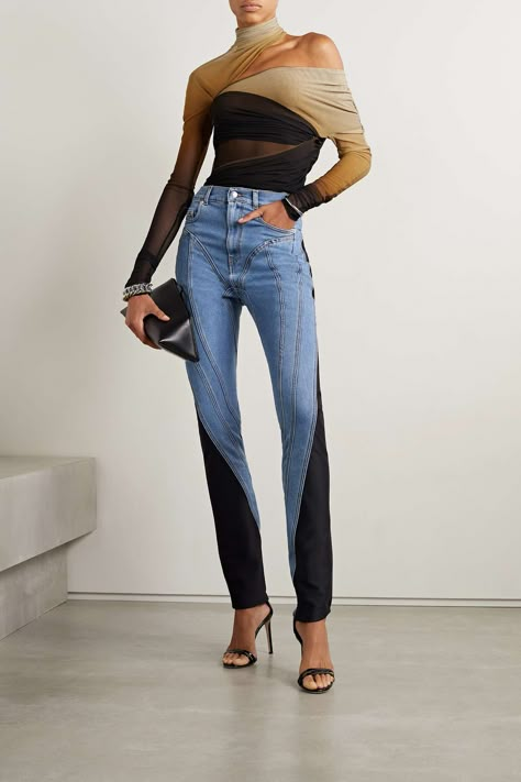 Moda Denim, Body Suit Outfits, Scarf Top, Outfit For Women, Long Torso, Fashion Lookbook, Dance Outfits, Night Outfits, Winter 2024