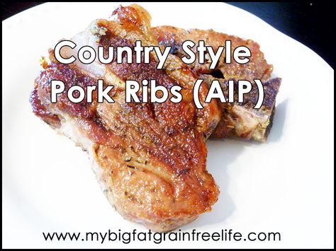 Country Style Pork Ribs Crockpot Country Style Ribs, Country Style Pork Ribs Crock Pot, Autoimmune Healing, Country Pork Ribs, Aip Dinner, Aip Meals, Nightshade Free Recipes, Boneless Pork Ribs, Keto Pork