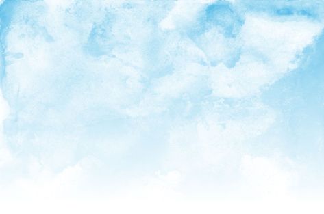 Blue sky and clouds watercolor texture b... | Free Photo #Freepik #freephoto #watercolor #texture #paint #brush Texture Brushes Photoshop, Clouds Watercolor, Grey Gradient Background, Blue White Background, Blue Texture Background, Foto Macro, Sky Textures, Dark Purple Background, Photoshop Watercolor