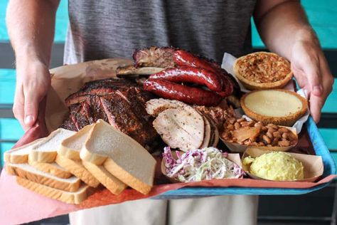 Plant Burger, Female Foodie, Bbq Platter, Barbecue Sides, Franklin Bbq, Texas Bbq, Best Bbq, The Restaurant, Austin Texas