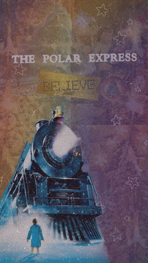 Polar Express Wallpaper, Seeing Is Believing, The Polar Express, Merry Christmas Wallpaper, Polar Express, Camping Art, Christmas Wallpaper, The Things, Merry Christmas