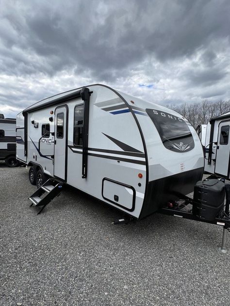 Recreational vehicle details for New 2022 Venture Rv Sonic 220VRB 220VRB for sale in Kings Mountain, NC. Search online via RV Trader. Rv Travel Trailers, Rv Trader, Air Conditioning Unit, Used Rvs, Rvs For Sale, Rv Travel, Recreational Vehicle, Outdoor Hiking, Travel Trailer