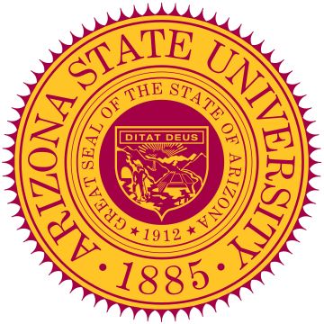 Arizona State University seal.svg College Shirt Diy, Importance Of Time Management, Sun Devils, State Of Arizona, College Shirts, Online University, College Logo, Arizona State University, School Logo