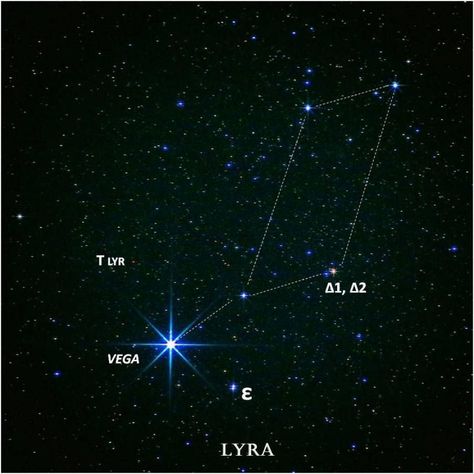 Vega Star Tattoo, Vega Star, Arcana Twilight, Redacted Audio, Summer Triangle, Aesthetic Star, Astronomy Facts, Astronomy Constellations, Star Clusters