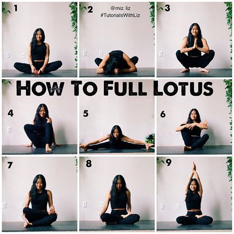 ✨How to Full Lotus✨ . . . Full lotus requires ankle and hip flexibility in order to protect the kneecaps! Here are some poses to aid in… Basic Yoga For Beginners, Lotus Pose Yoga, Yoga Inspiration Photos, Hip Flexibility, Yoga Lotus, Lotus Yoga, Lotus Pose, Easy Yoga Poses, Basic Yoga