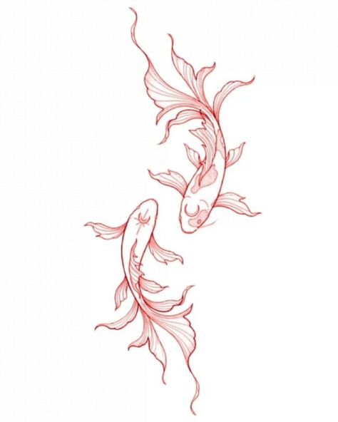 2 Koi Fish Tattoo Design, Tattoo Carpe Koi, Japanese Koi Tattoo Design, Yin Yang Koi Fish Tattoo, Japanese Koi Tattoo, Coy Fish Tattoos, Carp Tattoo, Ink Tattoo Design, Japanese Koi Fish Tattoo