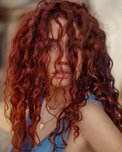 Rusty Auburn Hair Color, Red Curly Hair Aesthetic, Curly Red Hair Aesthetic, Irish Red Hair, Red Hair Inspo, Red Curly Hair, Auburn Hair, Dye My Hair, Hair Inspo Color