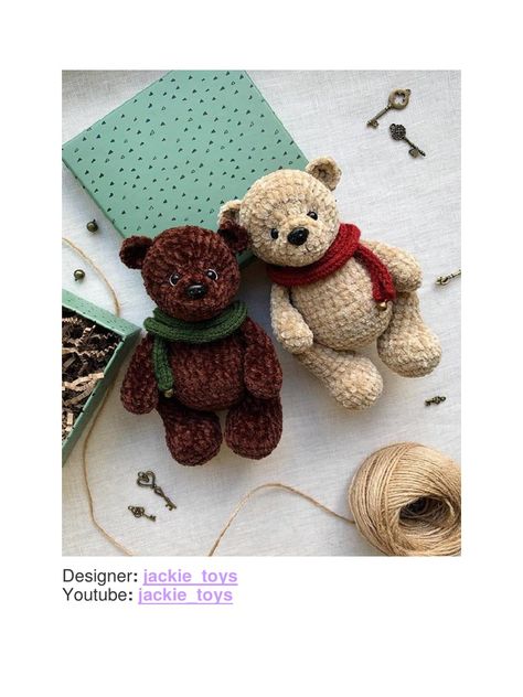 Toys Quotes, Teddy Bear Amigurumi, Bear Patterns Free, Bear Amigurumi, Crochet Bear Patterns, Knitted Teddy Bear, Crochet Teddy Bear Pattern, Amigurumi Doll Pattern, Teddy Bear Design