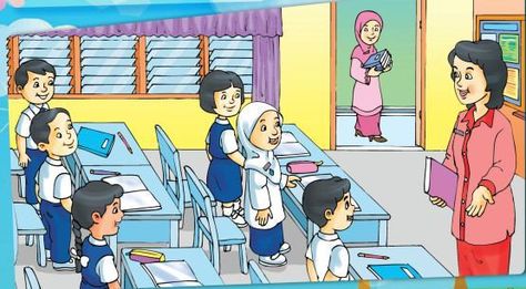 Pictures Of Teachers Teaching, Guru Mengajar, Spirit Song, High School Books, Mother Images, School Cartoon, Cartoon Books, Hand Pictures, Cartoon Boy