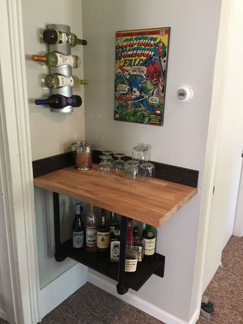 [PaidLink] 86 Top Home Bar Ideas Small Corner Basement Tips and Tricks You'll Be Impressed By This Winter #homebarideassmallcornerbasement Mini Bar Ideas Small Spaces Diy, Mini Bar In Apartment, Mini Bars For Home Small Spaces, Corner Wall Bar Ideas For Home, Mini Bar Ideas Small Spaces Corner, Corner Bar Shelves, Home Bar Designs Small Corner, Home Bar Ideas Small Corner, Corner Bar Ideas For Home