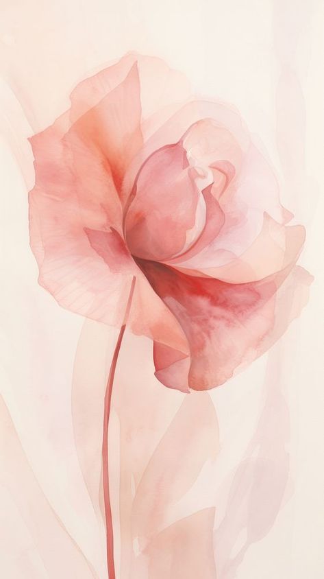 Wallpaper Illustration, Iphone Art, Flower Abstract, Plant Pattern, Digital Watercolor, Instagram Creative, Mobile Wallpaper, Free Image, Pattern Art