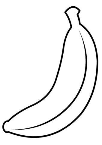 Banana Craft Ideas, Banana Printable Free, Banana Template Free Printable, Banana Crafts For Toddlers, Banana Activities For Kids, Banana Coloring Page, Fruits Coloring Pages For Kids, Banana Craft Preschool, Banana Crafts For Kids