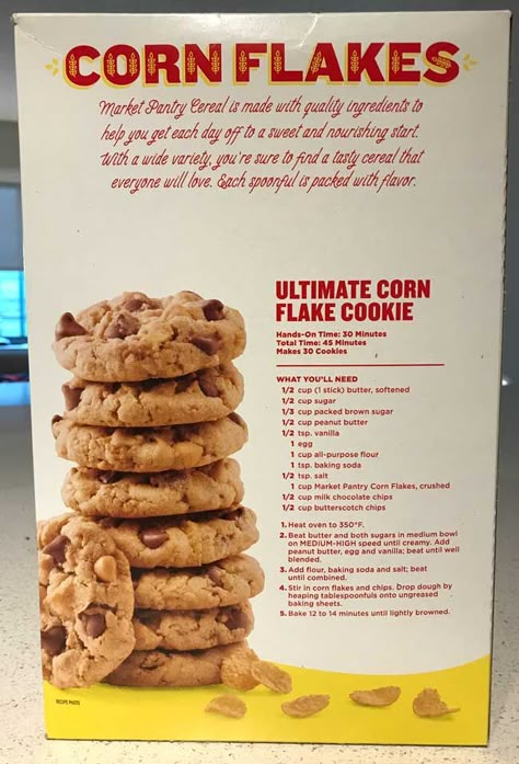 Ultimate Corn Flake Cookies - Cookie Madness Corn Flake Cookies Recipe, Corn Flake Cookies, Cornflake Recipes, Cornflake Cookies Recipe, Flake Recipes, Corn Flakes Cereal, Cornflake Cookies, Corn Flake, Cereal Cookies