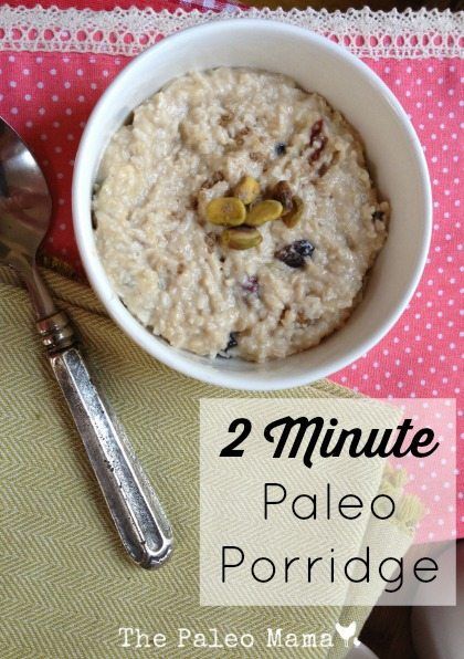 Paleo Porridge, Primal Breakfast, Paleo Guide, Breakfast Protein, Grain Free Breakfast, Breakfast Porridge, Paleo Recipes Breakfast, Paleo Life, Keto Vegan