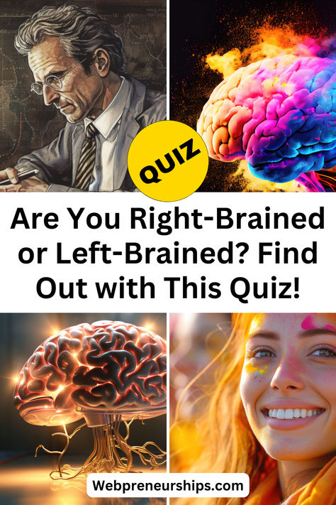 Are You Right-Brained or Left-Brained? Find Out with This Quiz! Left Or Right Brain Quiz, Intelligence Quizzes, Math Trivia, Logic Riddles, Iq Quizzes, Iq Quiz, Brain Quiz, Geography Quizzes, Test Your Iq