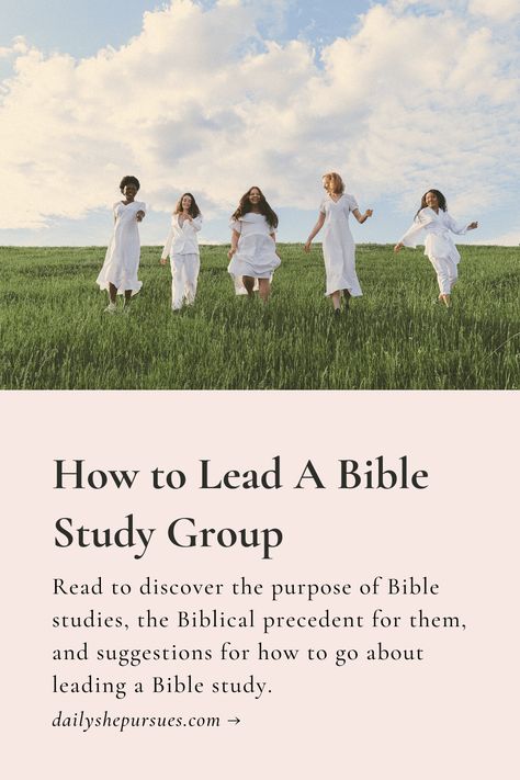 How to Lead A Bible Study – Daily She Pursues How To Lead A Bible Study, Beginner Bible Study For Women, Morning Bible Study, Girls Bible Study, Bible Study Videos, Girl Bible Study, Bible Study For Beginners, Women Bible Study, Bible Study For Women