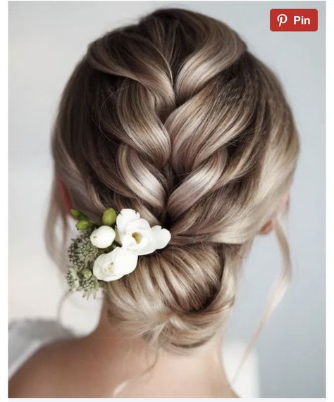 Braided Updo For Wedding, Natural Hair Updo Wedding, Braid Bun Updo, Wedding Braid, Updos For Short Hair, Braid Updo, Formal Updos, Wedding Hair Up, Wedding Braids