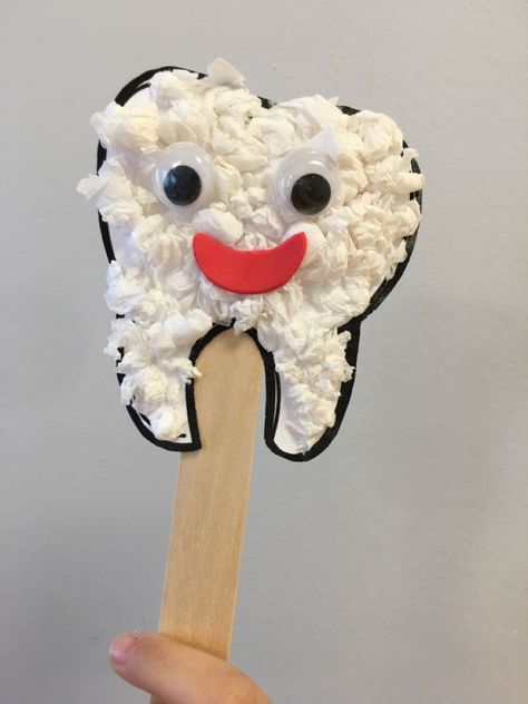 Dentist Art And Craft For Preschool, Dental Crafts For Preschool, Dentist Activities For Preschool, Dental Health Crafts For Toddlers, Dentist Crafts For Preschool, Dentist Crafts, Dental Health Preschool Crafts, Dental Health Crafts, Community Helpers Preschool Crafts