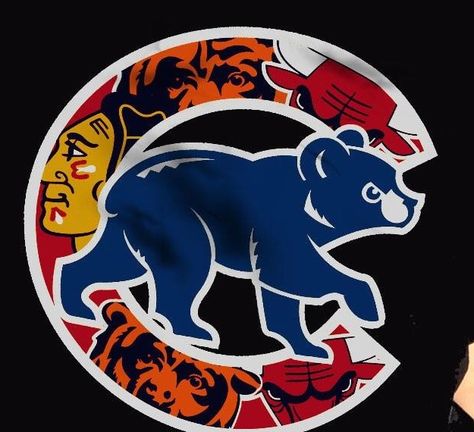 Chicago Teams, all logos Chicago Sports Teams Logo, Chicago Bears Pictures, Bears Pictures, Cub Sport, Nfl Logos, Sticker Quotes, 4th Of July Images, Chicago Sports Teams, July Images