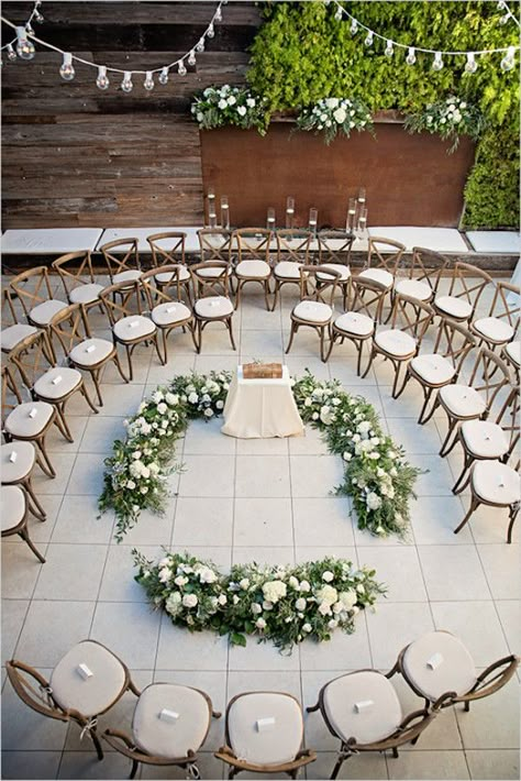 Wedding Alter, Wedding Ceremony Setup, Wedding Ceremony Seating, Wedding Ceremony Decorations Outdoor, Small Weddings Ceremony, Wedding Ceremony Ideas, Smallest Wedding Venue, Rustic Outdoor Wedding, Boho Beach Wedding