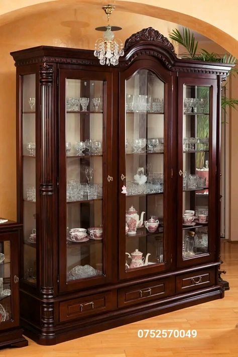 Crockery Aesthetic, Crockery Console, Aesthetic Crockery, Crockery Cupboard, Almari Design, Modern Crockery, Crockery Units, Crockery Cabinet Design, Almirah Design