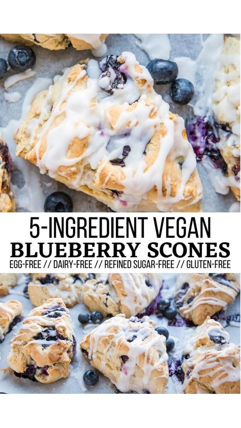 Vegan Blueberry Scones (Gluten-Free) - The Roasted Root Vegan Blueberry Scones, Easy Scone, Earth Balance Butter, Apple Scones, Vegan Scones, Gluten Free Scones, Scones Recipe Easy, Homemade Scones, Scones Easy