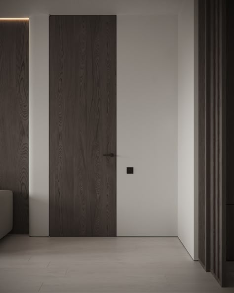 Modern Interior Door, Frameless Door, Wall Lamp Design, Showroom Interior Design, Autodesk Revit, 아파트 인테리어, Lighting Design Interior, Home Design Living Room, House Doors