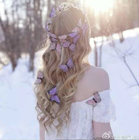 Butterfly Hairstyle, Butterfly Hair, Fairy Costume, Hairstyle Ideas, Pretty Hairstyles, Hair Jewelry, We Need, Cute Hairstyles, Beautiful Hair