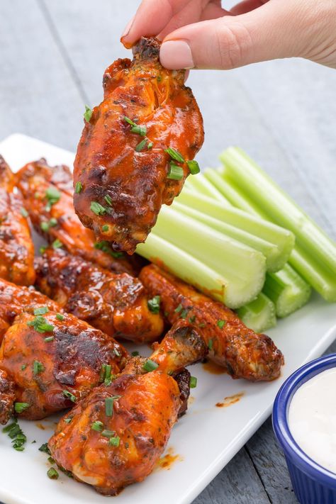 buffalo-ranch-wings-delish Ranch Wings Recipe, Ranch Wings, Chicken Wings Crockpot, Buffalo Ranch, Best Slow Cooker, Buffalo Wings, Super Bowl Food, Crockpot Meals, Chicken Wing Recipes