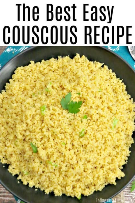 Couse Couse Recipes, Parmesan Couscous, Simple Couscous Recipes, Making Couscous, Couscous Recipe, Pearl Couscous, Couscous Recipes, Meatless Recipes, Dinner Sides