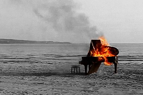 Burning Piano Piano Funny, Abstract Art Photography, Old Pianos, Best Piano, Queen Aesthetic, Fire Art, Magnum Opus, Playing Piano, Modern Photography