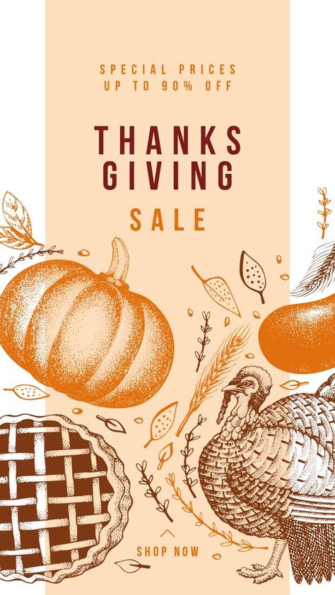 November Illustration Fall, Fall Design Inspiration, Thanksgiving Graphic Design Illustration, Thanksgiving Email Design, Fall Email Design, Thanksgiving Design Graphic, Happy Thanksgiving Instagram Story, Thanksgiving Poster Design, Autumn Poster Design