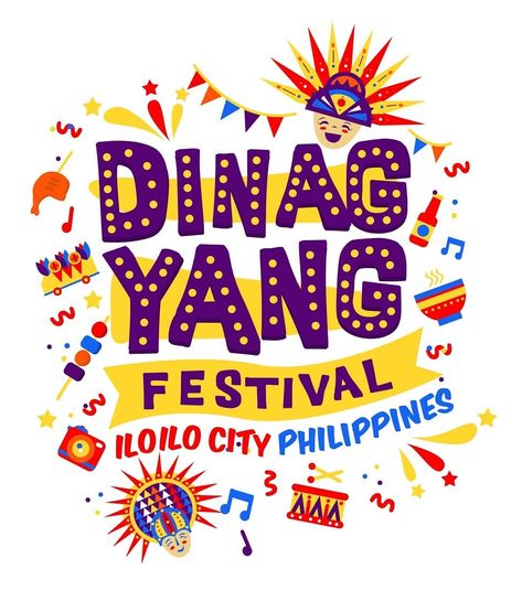 I'm happy to share with you the second design I did for my friend's business. The collection was mostly done late at night after coming… | Instagram Filipino Festival Poster, Festival Shirt Design, Filipino Illustration, Filipino Graphic Design, Dinagyang Festival, Festival Moodboard, Events Poster, Festive Poster, Khmer New Year