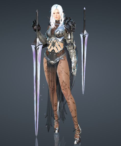 Dark Knights, Female Warriors, Black Desert, Knight Art, Video Game Characters, 3d Characters, Dark Knight, Game Character, Character Concept