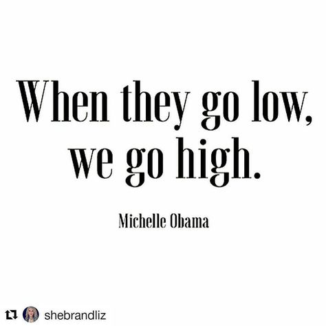 #Repost @shebrandliz with @repostapp  Class. Act. #michelleobama #boss #imwithher Obama Quotes, Michelle Obama Quotes, Obama Quote, Quote Unquote, How High Are You, Notable Quotes, Career Quotes, Color Quotes, Michelle Obama