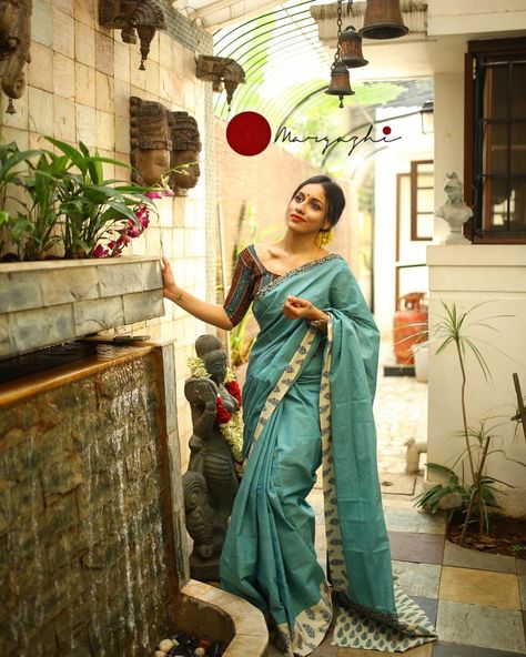 1,028 Likes, 3 Comments - Margazhi (@margazhidesigns) on Instagram: “Diwali Series || Combination 6 || SOLD . . Photography : @poo.stories Makeup : @ninavasanth…” Madhulika Kapilavayi, Green Cotton Saree, Lady Silhouette, Saree Blouse Designs Latest, Star Light, Ethnic Outfits, Blouse Designs Latest, Indian Attire, Saree Look