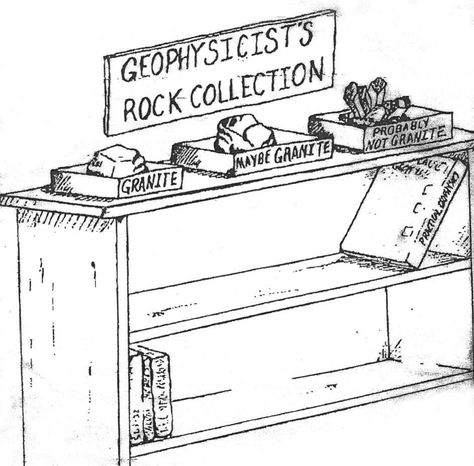 Geology Humor, Teaching Humor, Funny Rock, Dad Jokes Funny, Science Nerd, Post Grad, Science Jokes, Rock Collection, Cartoon T Shirts