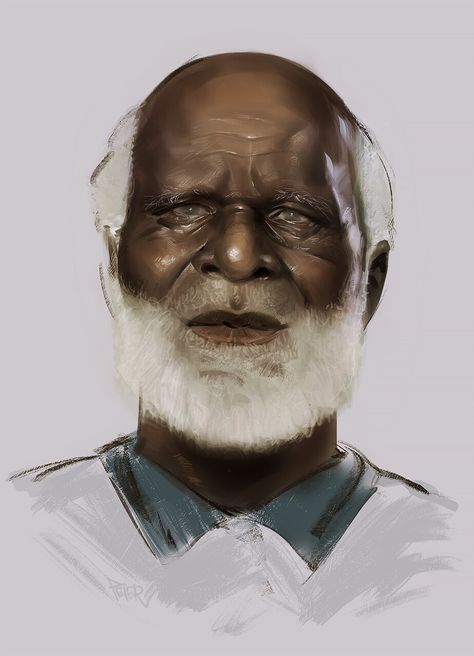 ArtStation - Old Man, Peter Xiao Old Man Character Design, Man Character Design, Man Character, Beard No Mustache, Afro Art, Art Tutorial, Digital Art Tutorial, Male Art, Old Man