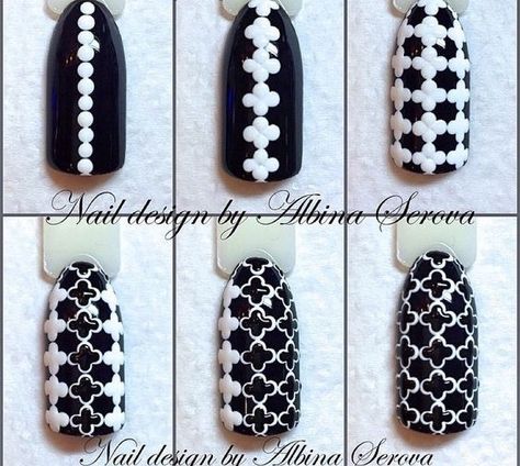 Black And White Nail, Dot Nail Art, Nail Techniques, Nail Art Techniques, Nail Art Designs Diy, Dots Nails, New Nail Art, White Nail, Trendy Nail Art