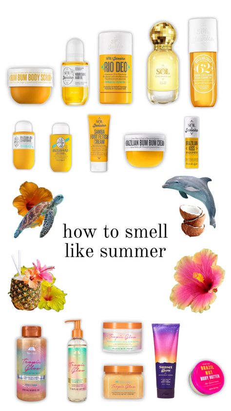 #beauty #selfcare #makeup #tutorial #ulta #treehut #soldejaneiro #summer #perfume How To Smell Good In Summer, Summer Scent Combos, Spring Must Haves, Summer Smells, Smell Like Summer, Smell Good Combo Summer, Perfume For Summer For Women, How To Smell Like Summer, Summer Perfume Aesthetic