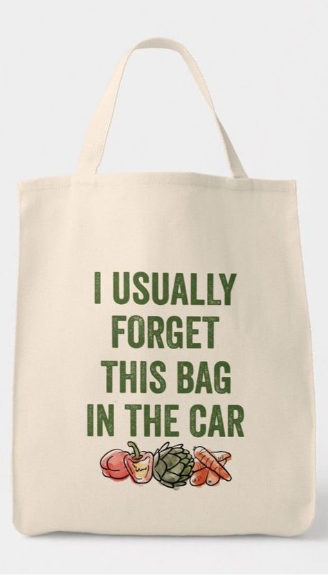 Canvas Bag Design, Bag Quotes, Funny Tote Bags, Best Tote Bags, Grocery Tote Bag, Grocery Shopping Bags, Recycle Bag, Grocery Tote, Grocery Bags