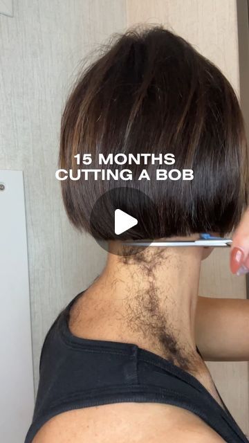 From Pixie To Bob Transition, Above Chin Bob, How To Grow Out Short Hair, Growing Out A Pixie Stages Of, Short Hair Growing Out Styles, How To Cut Bob Haircut, How To Cut Your Hair Short, Hairstyle For Bob Cut, Growing Out A Bob Haircut