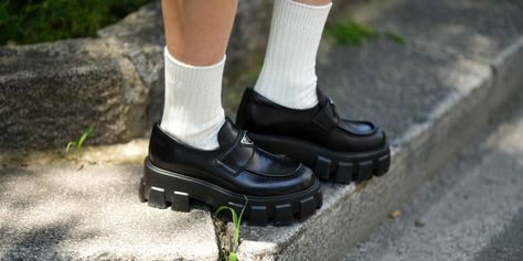 Shoppers Say This $20 Style Hack Makes Everything From Boots to Dress Shoes More Comfortable Prada Monolith, Best Loafers, Prada Loafers, Orthotic Shoes, Cat Eyeliner, Orthopedic Shoes, Body Ache, Shoe Inserts, Shoe Insoles