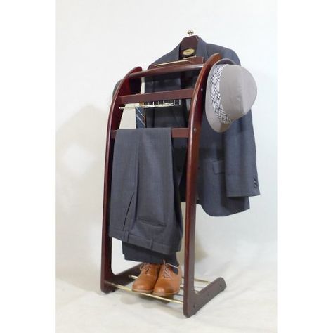 Proman Products Windsor Signature Valet Stand Entryway Bench Coat Rack, Hanging Tv On Wall, Free Standing Coat Rack, Solid Wood Wardrobes, Coat And Hat Rack, Valet Stand, Men Vest, Satin Nickel Hardware, Tie Rack