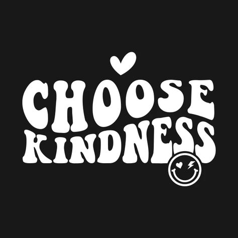 Spread positive vibes and inspire yourself and those around you with this "Choose Kindness Positive Quote" Shirt. A stylish and comfortable way to show your commitment to self-care, this shirt is a reminder that you are worth it and your happiness matters. The inspirational quote will motivate you to keep pushing forward and take time to appreciate yourself. So show some love to your body and soul and wear this shirt with pride. Get yours now and let your positivity shine! Be Kind T Shirt, Positive Graphic Tees, Good Girl Quotes, Quotes For Shirts, Christian Shirts Designs, Outfit Quotes, Quote Tees, Kindness Shirts, Positive Messages