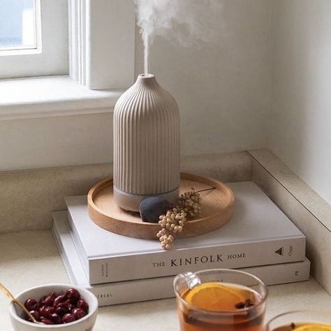 Photo by Robson Street in Saje Wellness. Image may contain: drink and indoor. Diffuser Aesthetic, Holiday Smells, Waterfall Features, Feeling Better, Reed Diffusers, Holistic Living, Healing Power, Candle Diffuser, Wellness Gifts