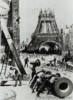 building the Eiffel tower...Check us out with Photo of the Day on KCPT/PBS:http://www.exploremykc.com/photos Paris History, Gustave Eiffel, Plan Paris, Old Paris, Paris Tours, Science Photos, Chateau France, Vintage Paris, Paris Eiffel Tower