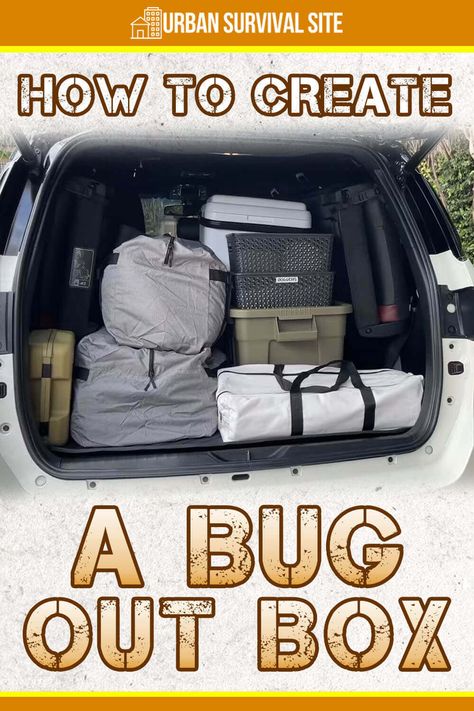 Bug Out Box List, Bug Out Bag Supplies, Bug Out Bag For Women, How To Pack A Bug Out Bag, Car Bug Out Bag, Bug Out Bag Family, Bug Out Car, Bug Out Vehicle 4x4, Big Out Bag List